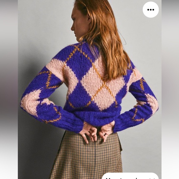 LIMITED EDITION INTARSIA MOHAIR SWEATER - Women - Massimo Dutti size small - Picture 3 of 14